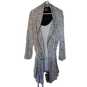 Sleep Sense Woman Leopard Print Robe